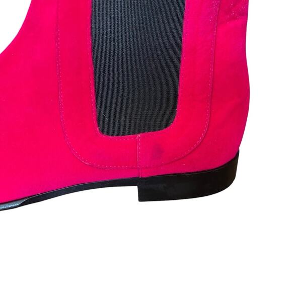 Roger Vivier Pink Pyramide Velvet Chelsea Boots size 36.5 size 6.5 - Picture 7 of 14